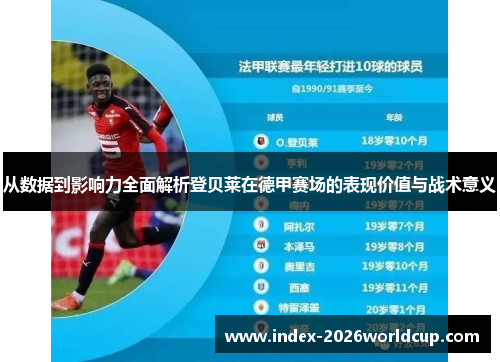 从数据到影响力全面解析登贝莱在德甲赛场的表现价值与战术意义
